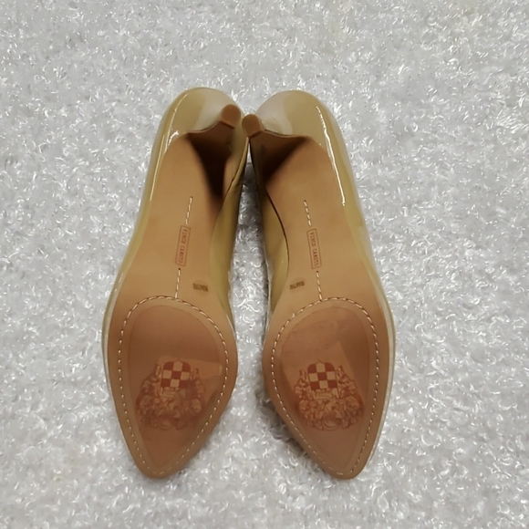Vince Camuto Tan Patent Leather Platform Heels - Picture 4 of 4